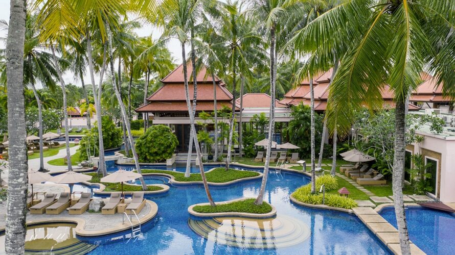 Banyan Tree Phuket с виллами и бассейном