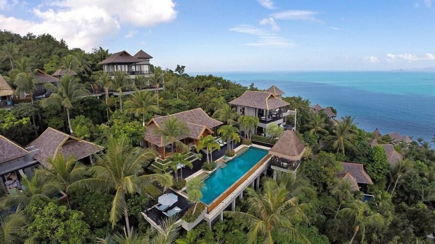 Four Seasons Resort Koh Samui с виллами и видом на море